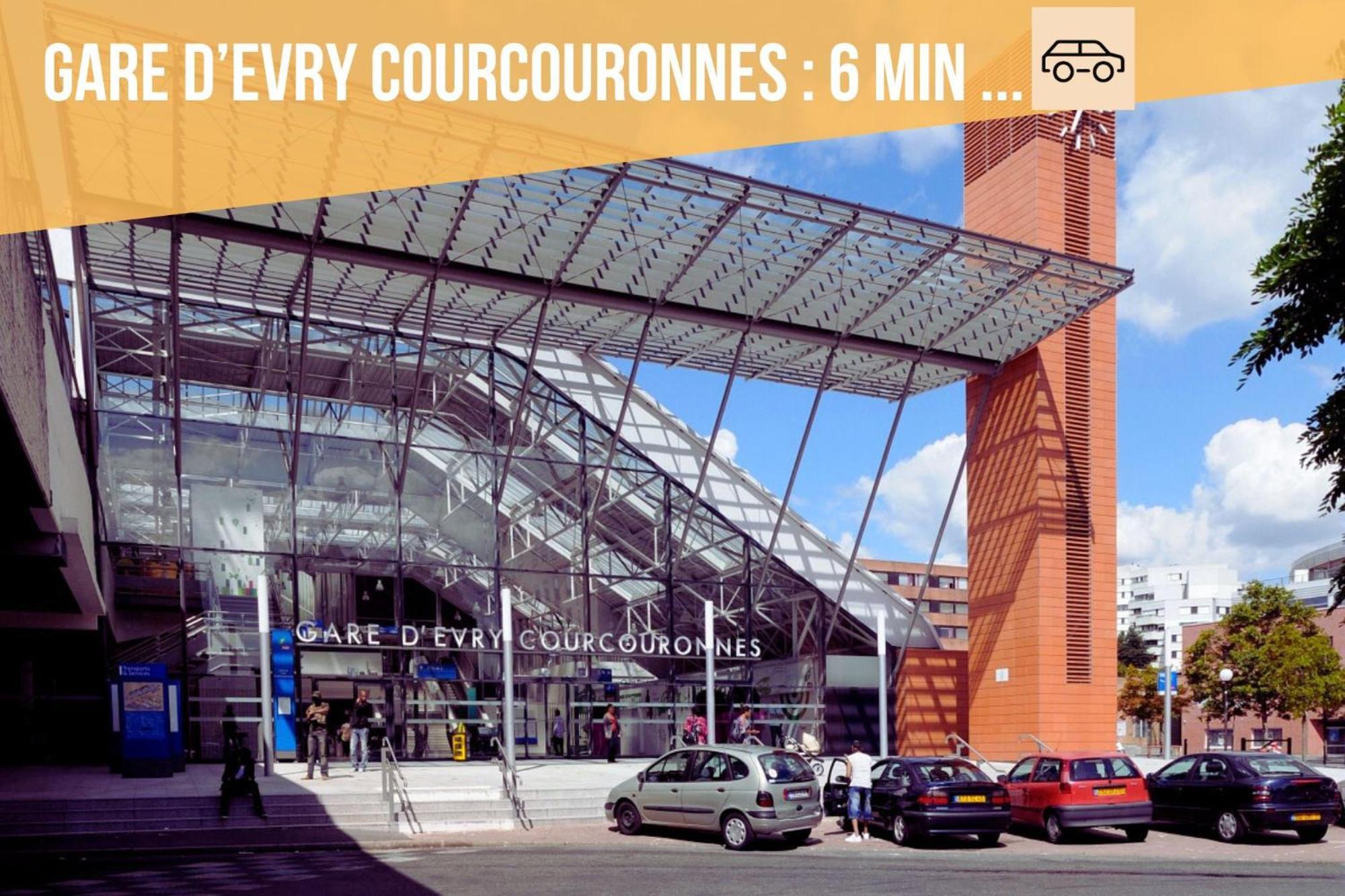 Appartement - Proche Rer - 2 Chambres & 4 Lits Double - Paris Orly Courcouronnes Exteriör bild
